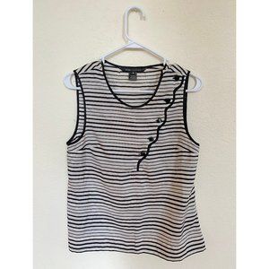 Adorable Mark Jacobs Silk Tank with Heart Buttons